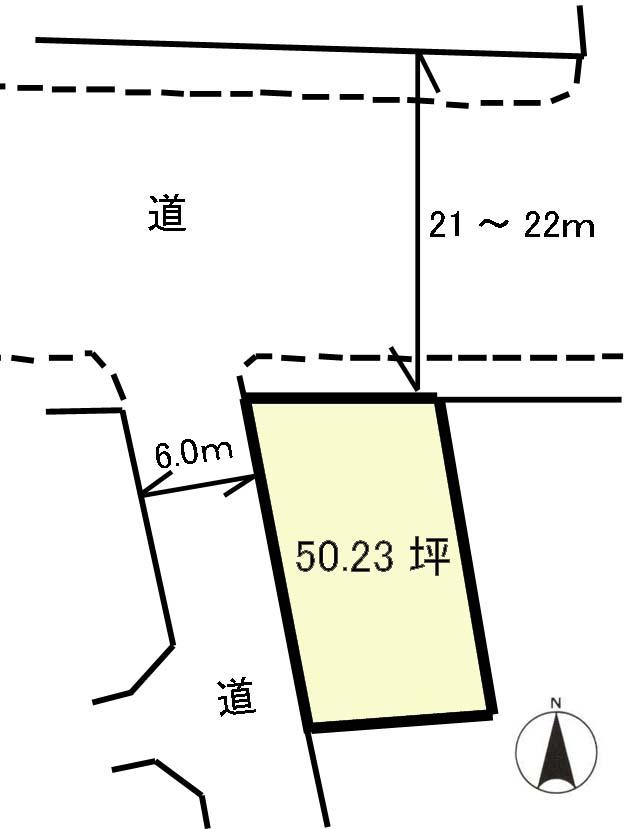 Compartment figure. Land price 20 million yen, Land area 166.05 sq m compartment view