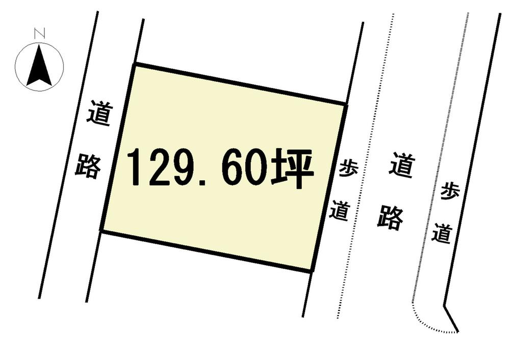 Compartment figure. Land price 19 million yen, Land area 428.44 sq m compartment view