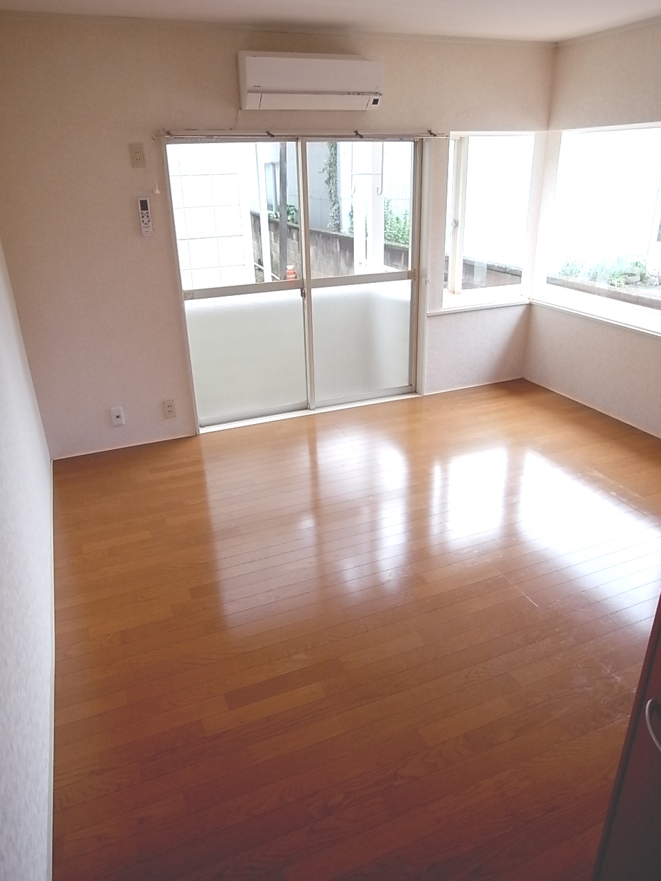 Living and room. Maebashi Hakoda cho Akkora Rent room Western-style room flooring 3