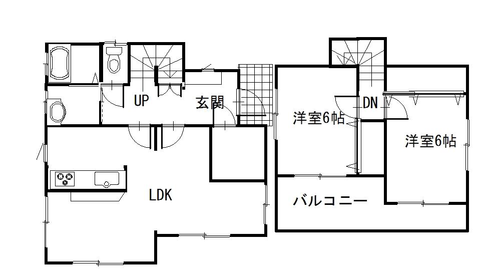 Floor plan. 14 million yen, 2LDK + S (storeroom), Land area 201.81 sq m , Building area 72.86 sq m floor plan