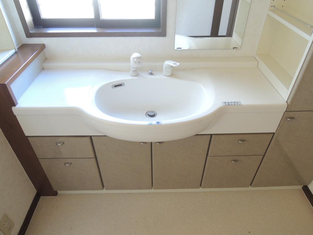 Wash basin, toilet. Luxury bathroom vanity!