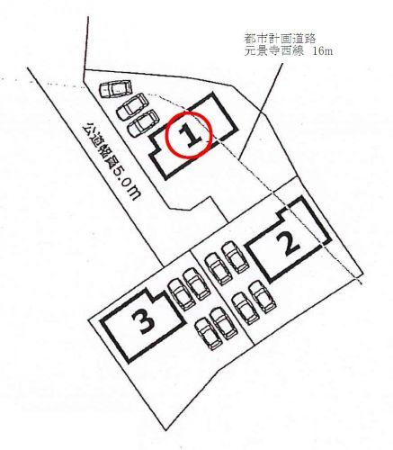 Compartment figure. 21,800,000 yen, 4LDK, Land area 312.79 sq m , Building area 105.98 sq m parking for 3 units can be more than! 