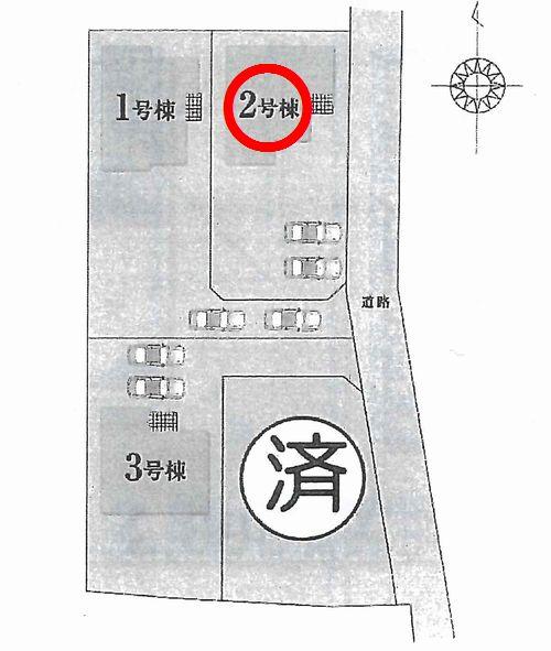 Compartment figure. 26,900,000 yen, 4LDK + S (storeroom), Land area 223.42 sq m , Building area 104.13 sq m car park three or more parking possible! 