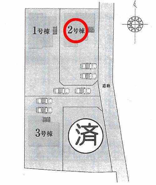 Compartment figure. 26,900,000 yen, 4LDK + S (storeroom), Land area 223.42 sq m , Building area 104.13 sq m car park three or more parking possible! 