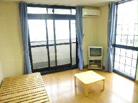 Living and room. 2 Tsude windows in the corner room, It is more bright