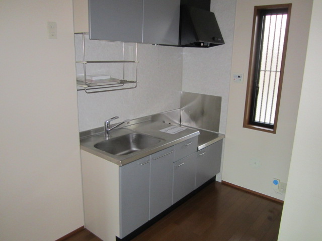 Kitchen. Small window is a little bright to the point arrived in the kitchen. 