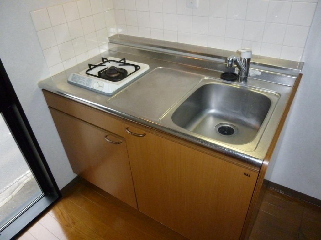 Kitchen. It is with a gas stove