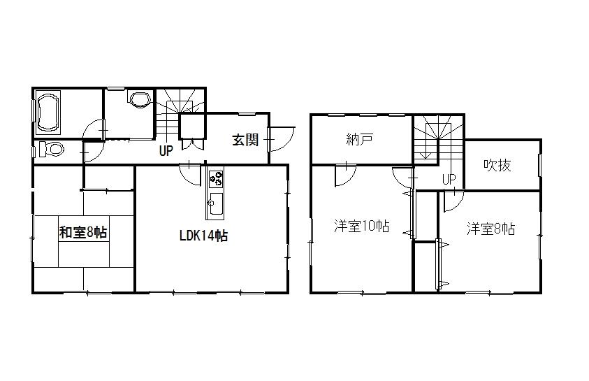 Floor plan. 12.9 million yen, 3LDK + S (storeroom), Land area 181.78 sq m , Building area 112.61 sq m floor plan