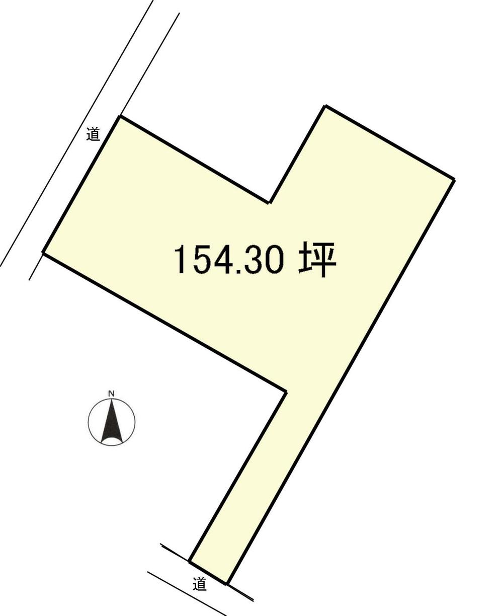 Compartment figure. Land price 23 million yen, Land area 510.1 sq m compartment view