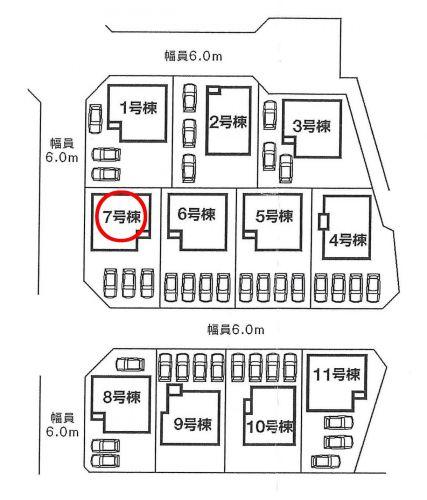 Compartment figure. 23.4 million yen, 4LDK, Land area 171.08 sq m , Building area 105.58 sq m parking parallel three or more OK! 