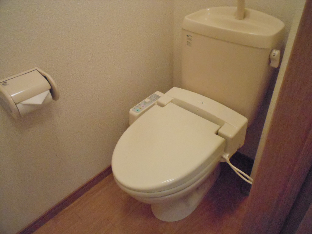 Toilet. With warm water washing toilet seat