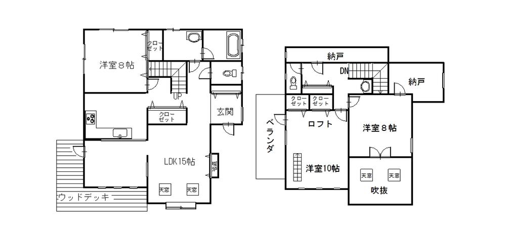 Floor plan. 18.9 million yen, 3LDK + S (storeroom), Land area 365 sq m , Building area 129.17 sq m floor plan