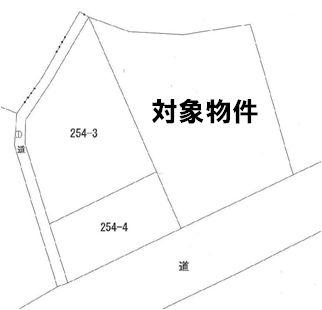 Compartment figure. Land price 16 million yen, Land area 823.94 sq m