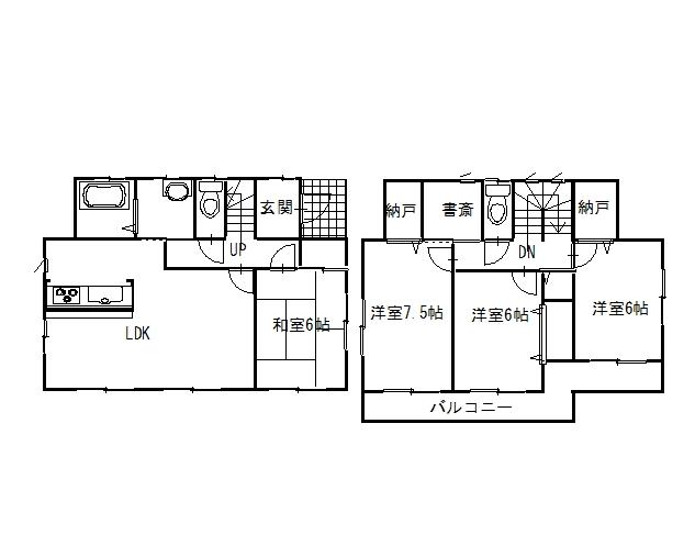 Floor plan. 19,990,000 yen, 4LDK + S (storeroom), Land area 195 sq m , Building area 105.99 sq m floor plan