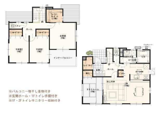 Floor plan. (3 Building), Price 32,200,000 yen, 4LDK, Land area 235.55 sq m , Building area 112.61 sq m