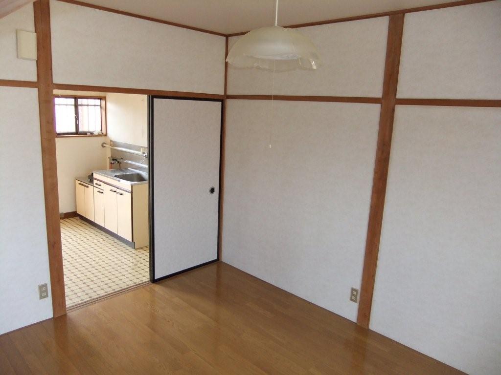 Living and room. The room is a little Japanese-style furnished