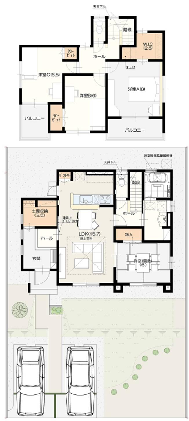 Floor plan. (No. 4 locations), Price 30,800,000 yen, 4LDK, Land area 201.11 sq m , Building area 113.02 sq m