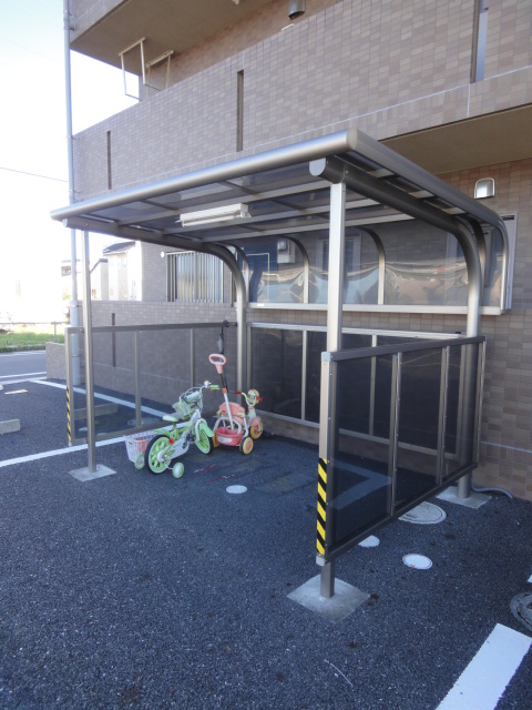 Other common areas. There are also installation shared bicycle parking