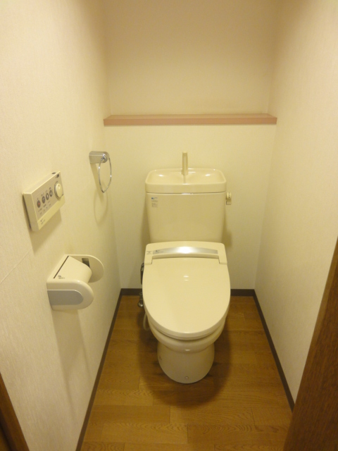 Toilet. Toilet is with a bidet