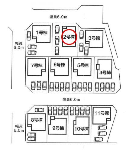 Compartment figure. 18.9 million yen, 4LDK, Land area 181.77 sq m , Although building area 105.99 sq m parking is three columns, It is a book subdivision centerpiece Property! 