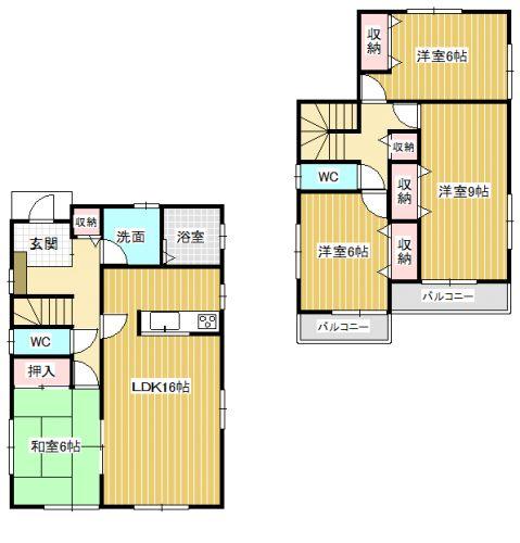 Floor plan. Gunma 1900m to affiliated elementary school