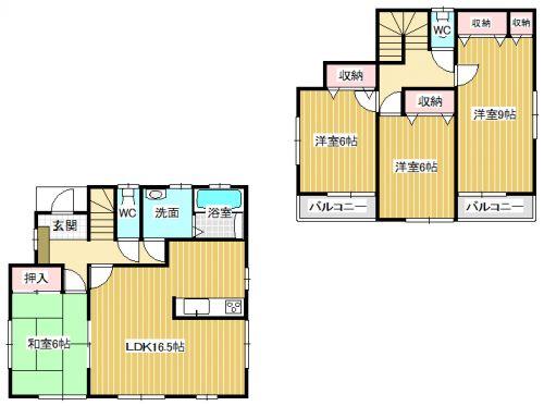 Floor plan. Gunma 1900m to affiliated elementary school