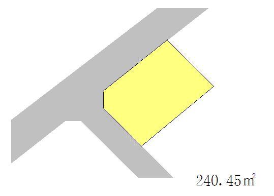 Compartment figure. Land price 14.4 million yen, Land area 240.45 sq m