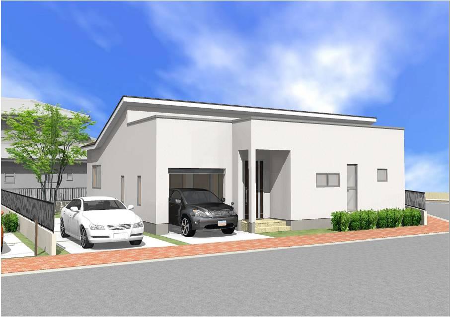 Building plan example (Perth ・ appearance). Building plan example Building price 18,520,000 yen, Building area 110.75 sq m