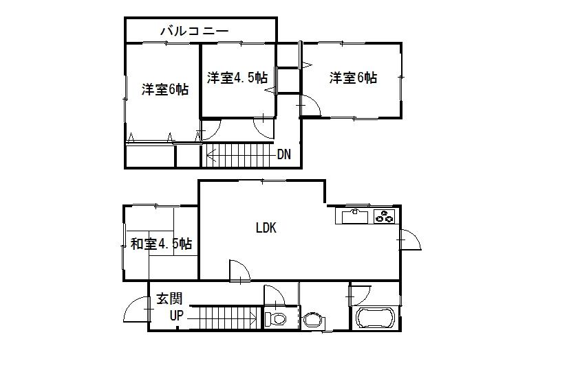 Floor plan. 11.8 million yen, 4LDK, Land area 132.84 sq m , Building area 86.92 sq m floor plan