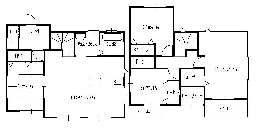 Floor plan. 19,390,000 yen, 4LDK, Land area 153.7 sq m , Building area 106.81 sq m