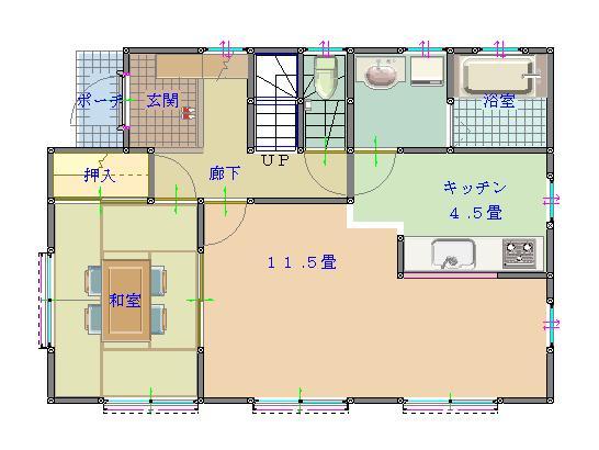 Floor plan. 18,800,000 yen, 4LDK, Land area 176.63 sq m , Building area 101.02 sq m 1 floor