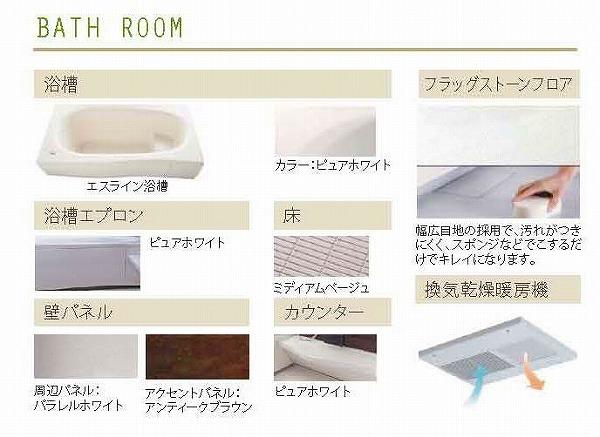 Same specifications photo (bathroom). 1 Building Specifications (with bathroom heating ventilation dryer construction)