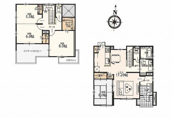 Floor plan. 750m to Maebashi east nursery school