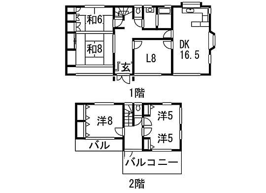 Floor plan. 12.8 million yen, 5LDK, Land area 473.23 sq m , Building area 147.89 sq m floor plan