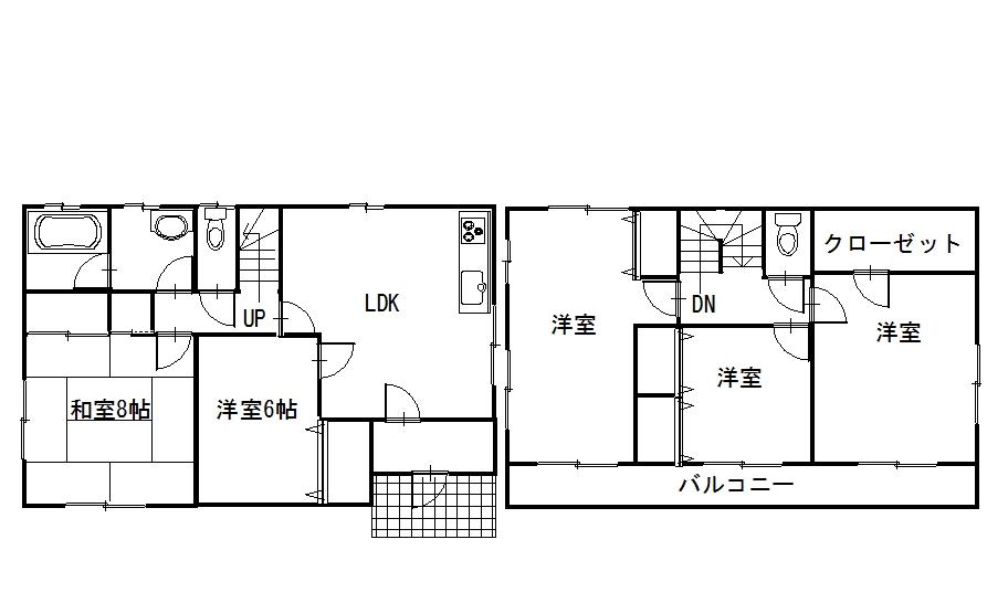 Floor plan. 16.8 million yen, 5DK, Land area 337.98 sq m , Building area 127.52 sq m floor plan
