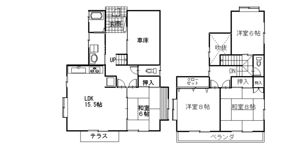 Floor plan. 11 million yen, 4LDK, Land area 142.64 sq m , Building area 102.47 sq m floor plan