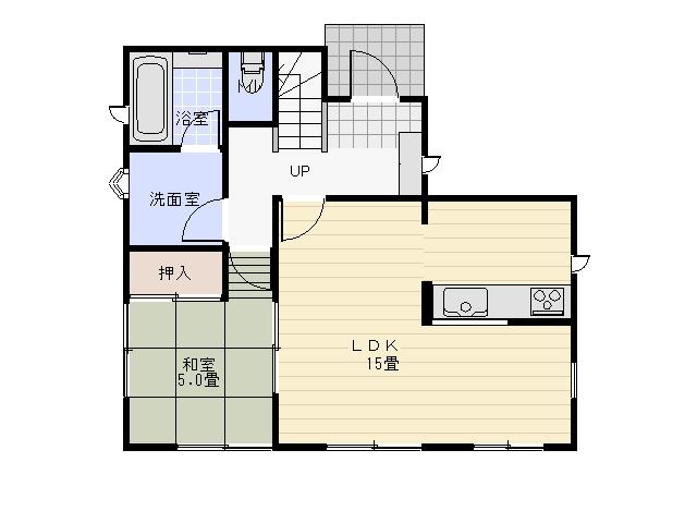 Floor plan. 16.8 million yen, 4LDK, Land area 206.56 sq m , Building area 94.77 sq m 1F