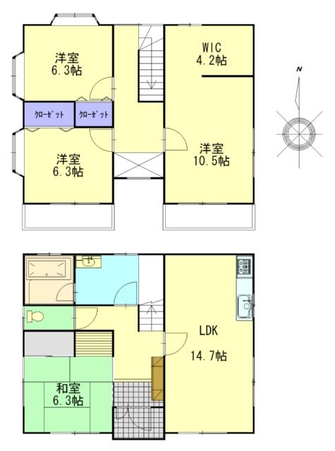 Floor plan. 17.8 million yen, 4LDK, Land area 214.32 sq m , Building area 120 sq m