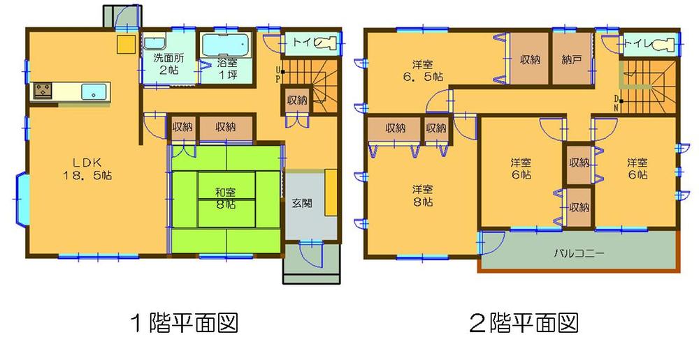 Floor plan. 23.4 million yen, 5LDK, Land area 330.58 sq m , Building area 139.11 sq m