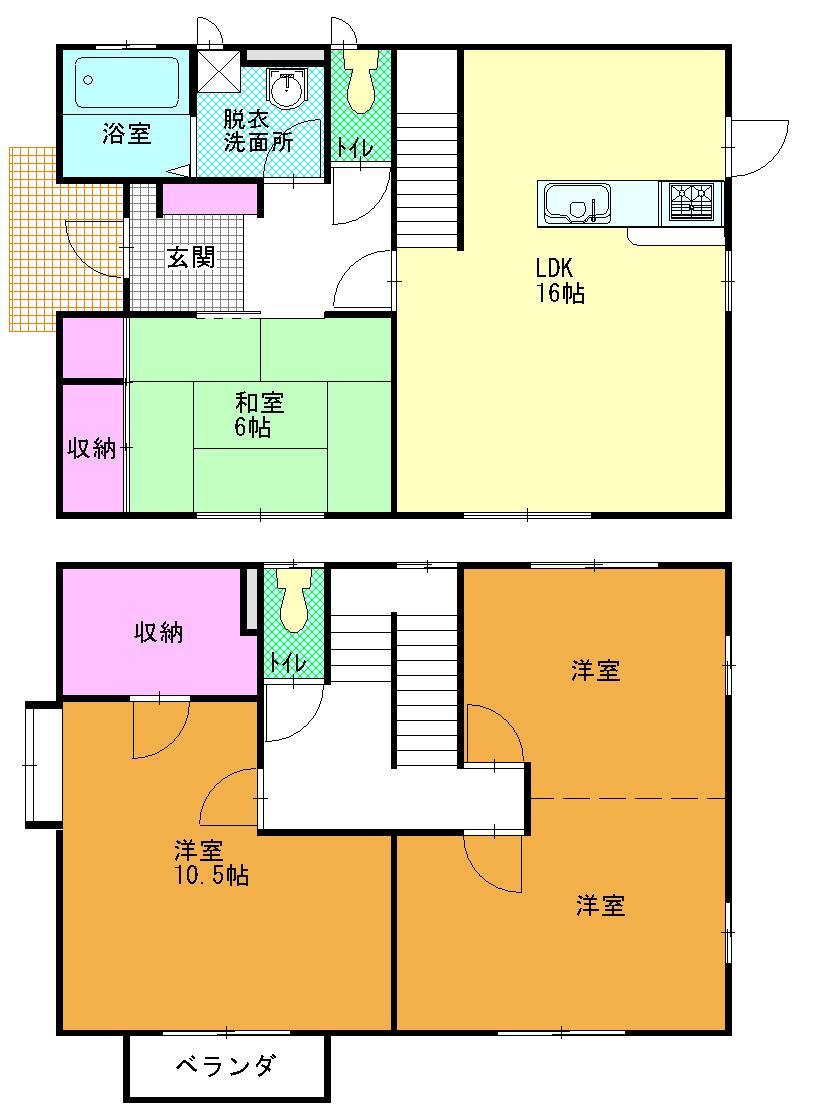 Floor plan. 23.8 million yen, 4LDK, Land area 321.27 sq m , Building area 114.27 sq m