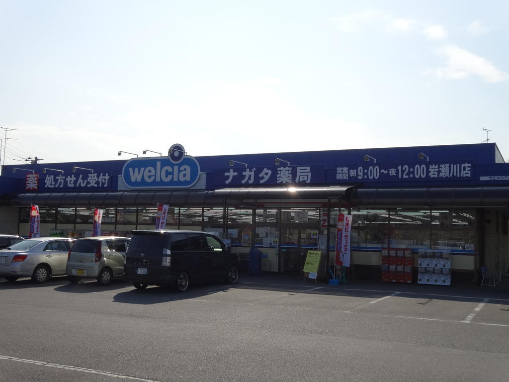 Dorakkusutoa. Nagata pharmacy Iwasegawa shop 454m until (drugstore)