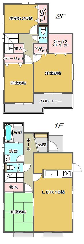 Floor plan. (1 Building), Price 20.8 million yen, 4LDK+S, Land area 160.53 sq m , Building area 103.92 sq m