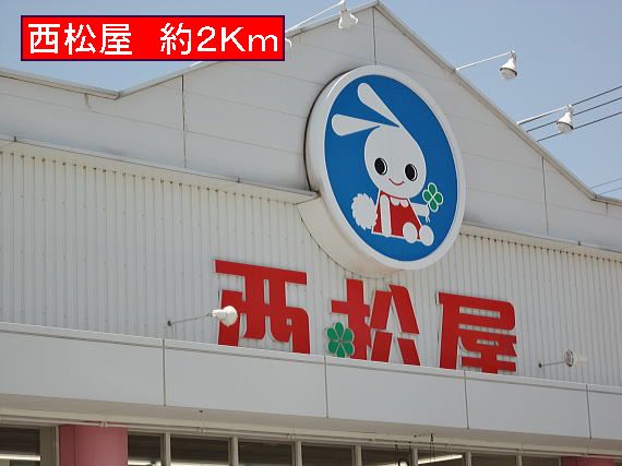 Supermarket. 2000m to Nishimatsuya (super)