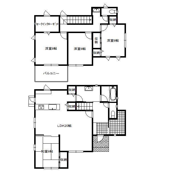 Floor plan. 24,800,000 yen, 4LDK+S, Land area 252 sq m , Building area 217.22 sq m