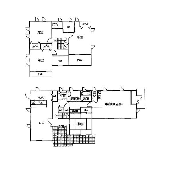 Floor plan. 23.8 million yen, 5LDK, Land area 499 sq m , Building area 204.33 sq m