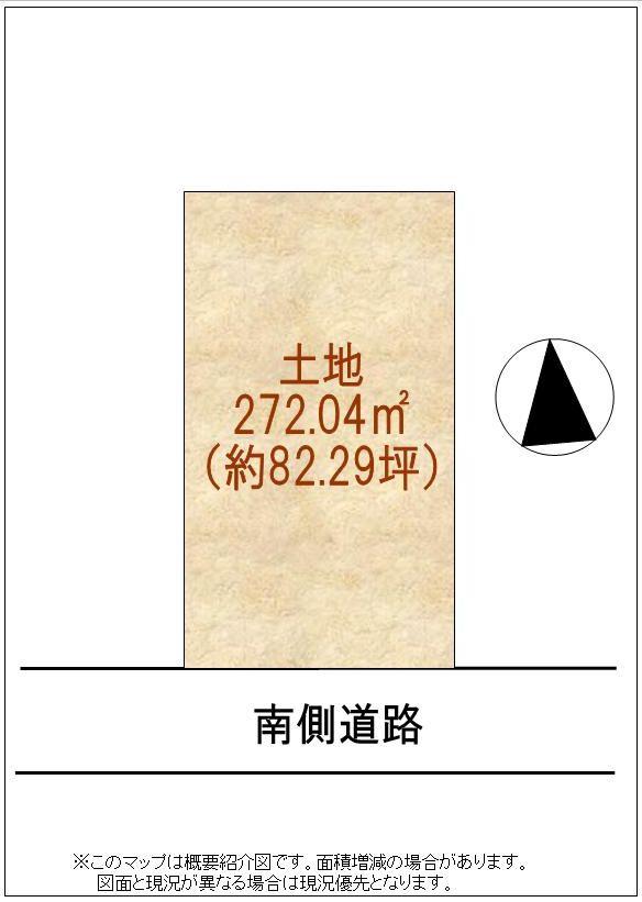 Compartment figure. Land price 20 million yen, Land area 272.04 sq m