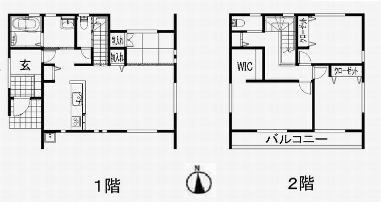 Floor plan. (Tomizawa Building B), Price 23.8 million yen, 3LDK+S, Land area 294.75 sq m , Building area 97.71 sq m