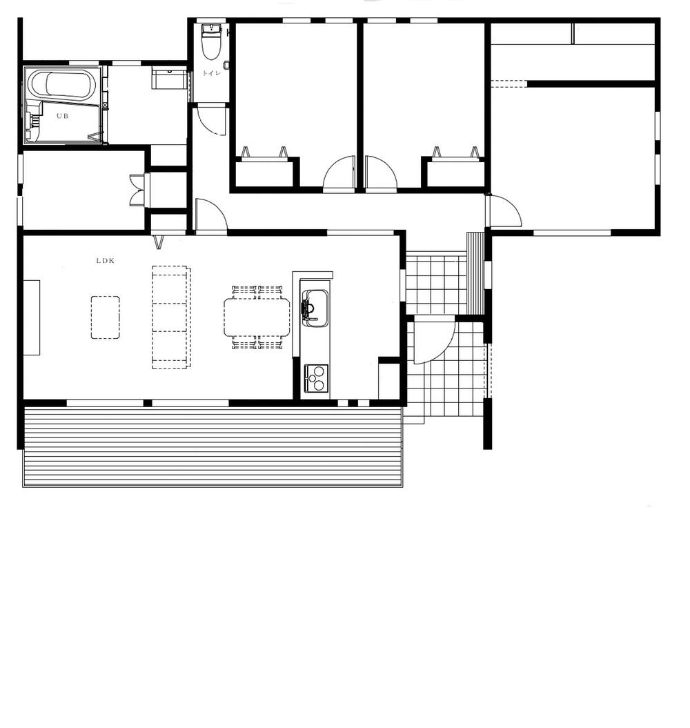Floor plan. (Li field Nitta Kizaki A Building), Price 25,800,000 yen, 3LDK, Land area 389.48 sq m , Building area 96.56 sq m