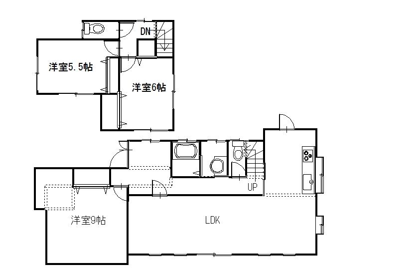 Floor plan. 13.8 million yen, 3LDK, Land area 153.02 sq m , Building area 91 sq m floor plan