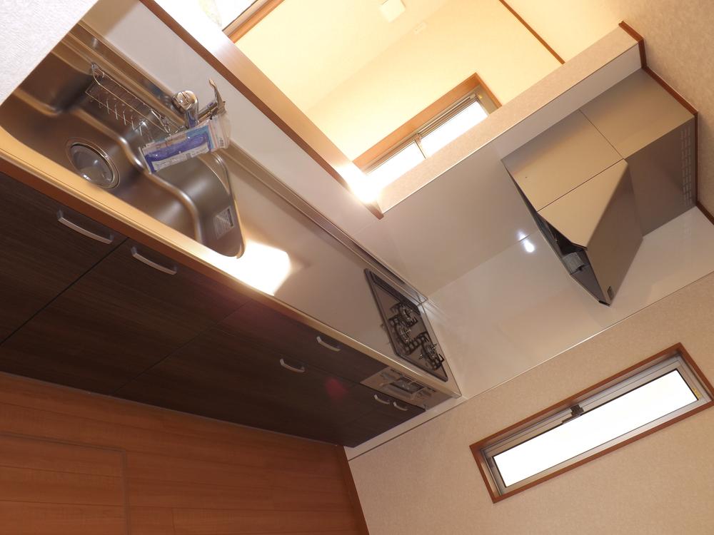 Kitchen. Full open type that eliminates the hanging cupboard on the kitchen! ! It is open preeminent (^ ^) Bruno